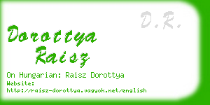 dorottya raisz business card